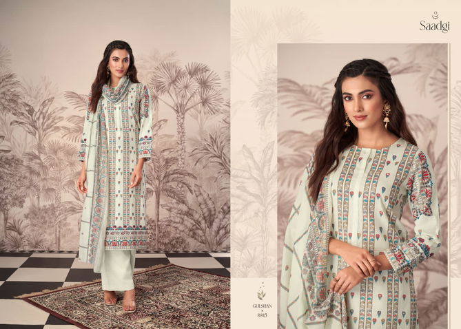 Gulshan By Saadgi Printed Cotton Dress Material Catalog